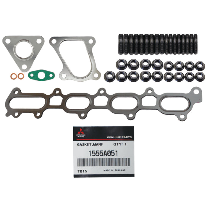 Genuine Exhaust Manifold & Turbo Gasket & Stud Kit For Mitsubishi Challenger/Triton MN 4D56 2.5L