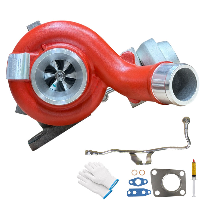 GEN1 High Flow Turbo Charger With Genuine Oil Feed Pipe For Isuzu MU-X 4JJ1 3.0L 2016 Onwards