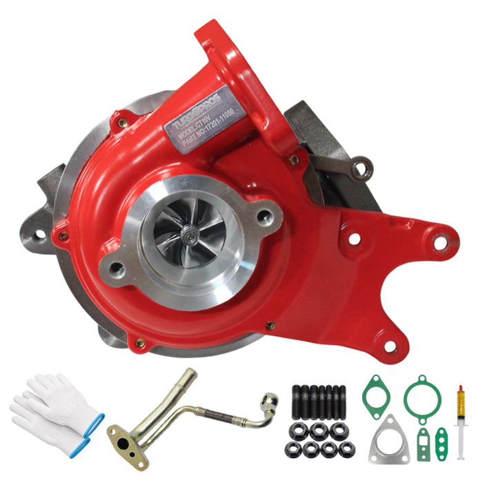 GEN1 High Flow Turbo Charger With Genuine Oil Feed Pipe For Toyota Hilux 1GD-FTV 2.8L