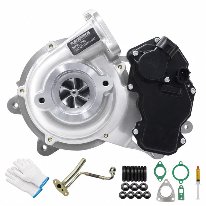 GEN1 High Flow Turbo Charger With Genuine Oil Feed Pipe For Toyota HiAce 1GD-FTV 2.8L