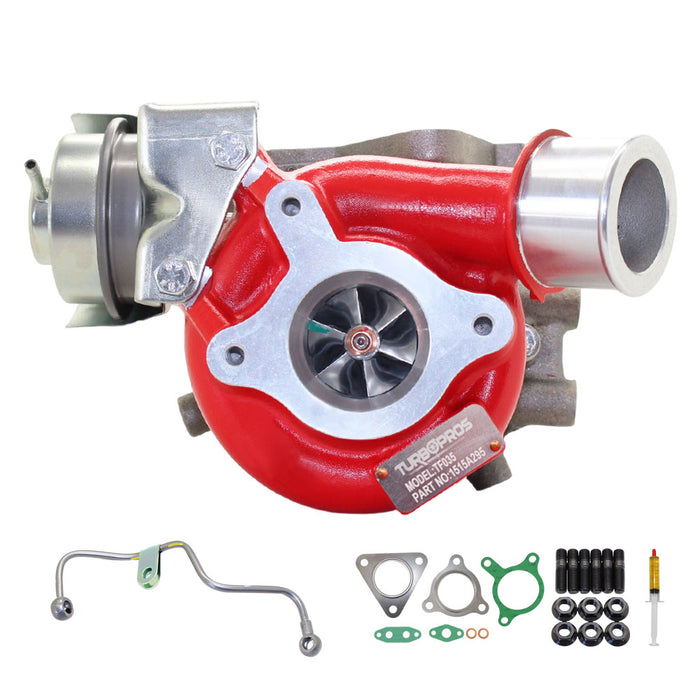 GEN1 High Flow Turbo Charger With Genuine Oil Feed Pipe For Mitsubishi Triton MQ 4N15 2.4L