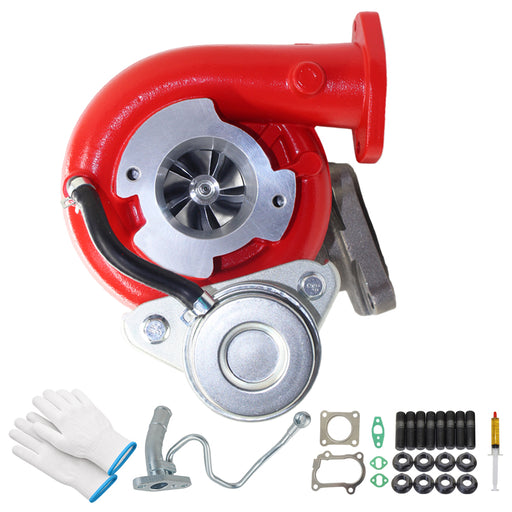 GEN1 High Flow Turbo Charger With Genuine Oil Feed Pipe For Toyota LandCruiser 100 Series HDJ100 1HD-FTE 4.2L