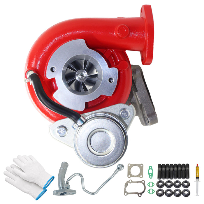 GEN1 High Flow Turbo Charger With Genuine Oil Feed Pipe For Toyota LandCruiser 100 Series HDJ100 1HD-FTE 4.2L