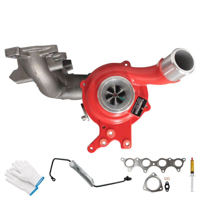 GEN1 High Flow Turbo Charger With Genuine Oil Feed Pipe For Hyundai Tucson G4FJ 1.6L 2015 Onwards