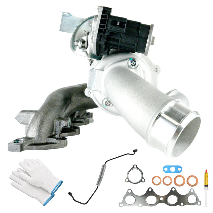 GEN1 High Flow Turbo Charger With Genuine Oil Feed Pipe For Hyundai Kona G4FJ 1.6L 2017 Onwards
