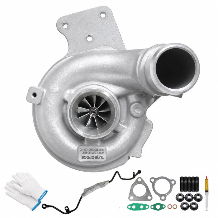 GEN1 High Flow Turbo Charger With Genuine Oil Feed Pipe For Kia Sorento D4HB 2.2L