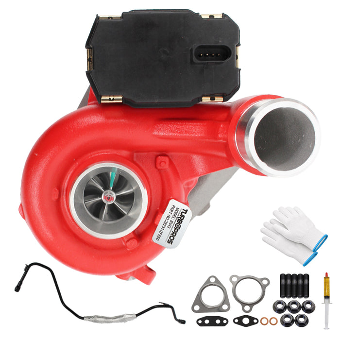 GEN1 High Flow Turbo Charger With Genuine Oil Feed Pipe For Kia Carnival D4HB 2.2L 2014 Onwards