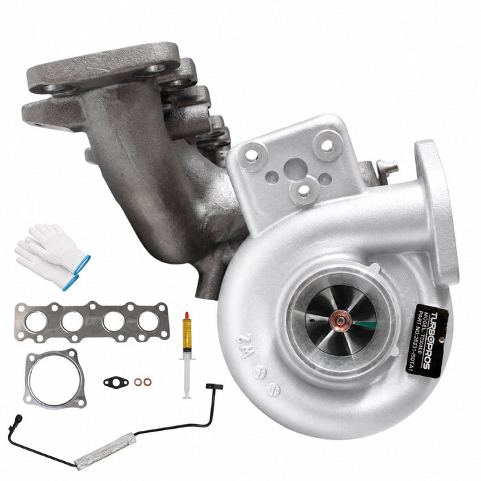 GEN1 High Flow Turbo Charger With Genuine Oil Feed Pipe For Kia Sorento 2.0L