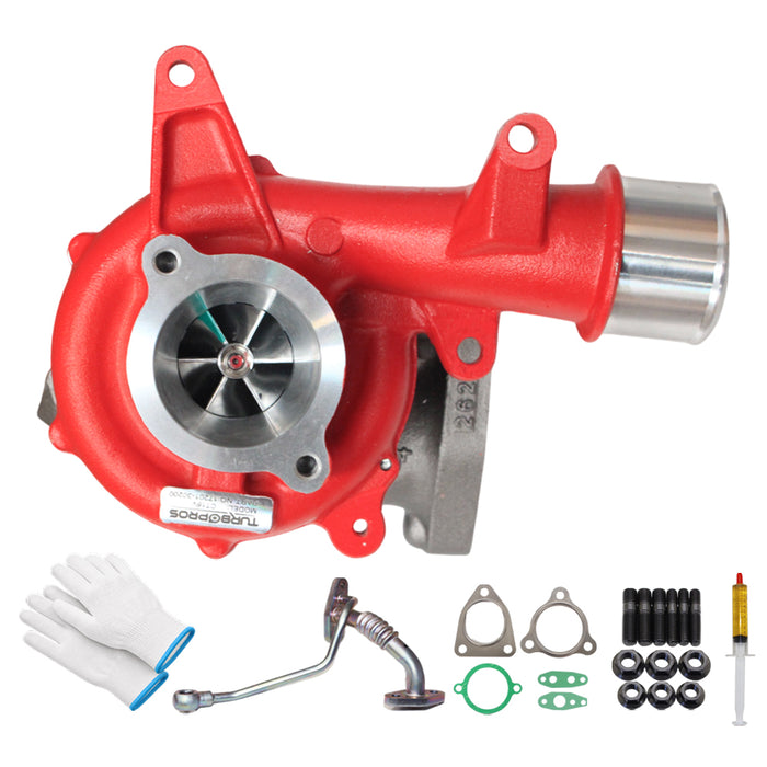 GEN1 High Flow Turbo Charger With Genuine Oil Feed Pipe For Toyota HiAce 1KD-FTV 3.0L VB35