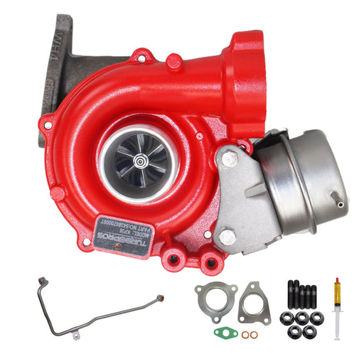 GEN1 High Flow Turbo Charger With Genuine Oil Feed Pipe For Nissan Qashqai TL / TS R9M 1.6L