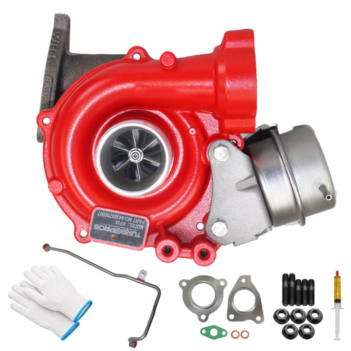 GEN1 High Flow Turbo Charger With Genuine Oil Feed Pipe For Nissan Qashqai TL / TS R9M 1.6L
