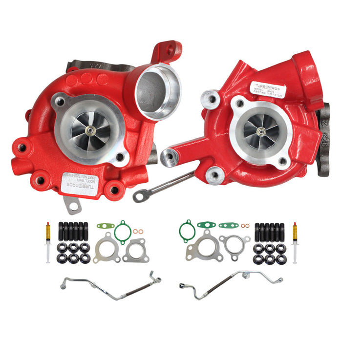 GEN1 High Flow Turbo Charger With Genuine Oil Feed Pipe For Toyota LandCruiser 200 Series VDJ200 1VD-FTV 4.5L