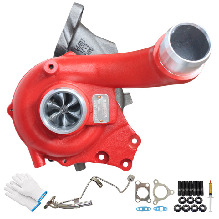GEN1 High Flow Turbo Charger With Genuine Oil Feed Pipe For Nissan Pathfinder R51 YD25 2.5L 2010 Onwards