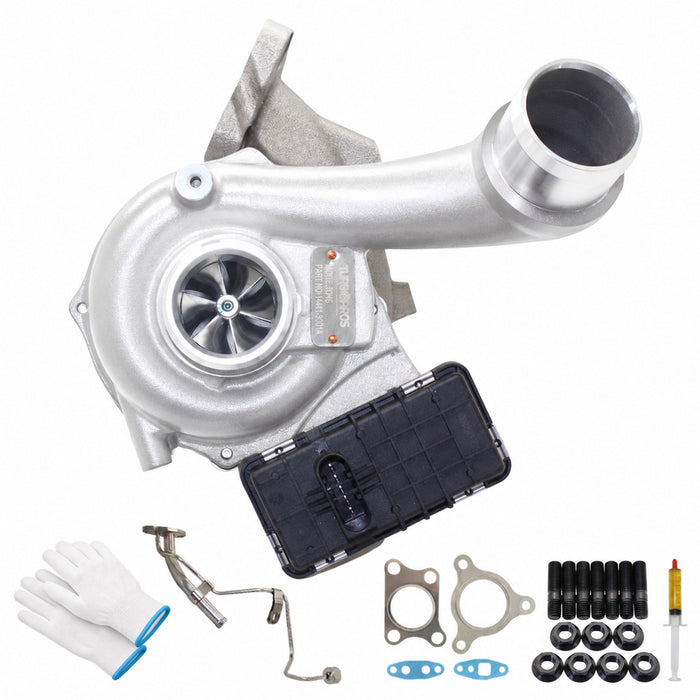 GEN1 High Flow Turbo Charger With Genuine Oil Feed Pipe For Nissan Pathfinder R51 YD25 2.5L 2010 Onwards