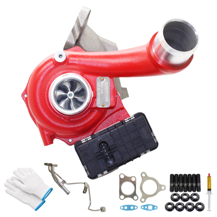 GEN1 High Flow Turbo Charger With Genuine Oil Feed Pipe For Nissan Pathfinder R51 YD25 2.5L 2010 Onwards
