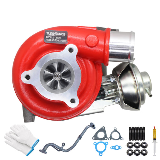 GEN1 High Flow Turbo Charger With Genuine Oil Feed Pipe For Nissan Patrol GU ZD30 3.0L Fits Early DI 2000-2002