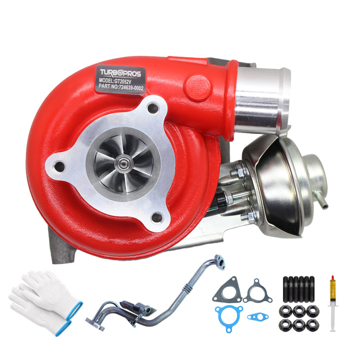 GEN1 High Flow Turbo Charger With Genuine Oil Feed Pipe For Nissan Patrol GU ZD30 3.0L Fits Late DI 01 / 2002 - 12 / 2006