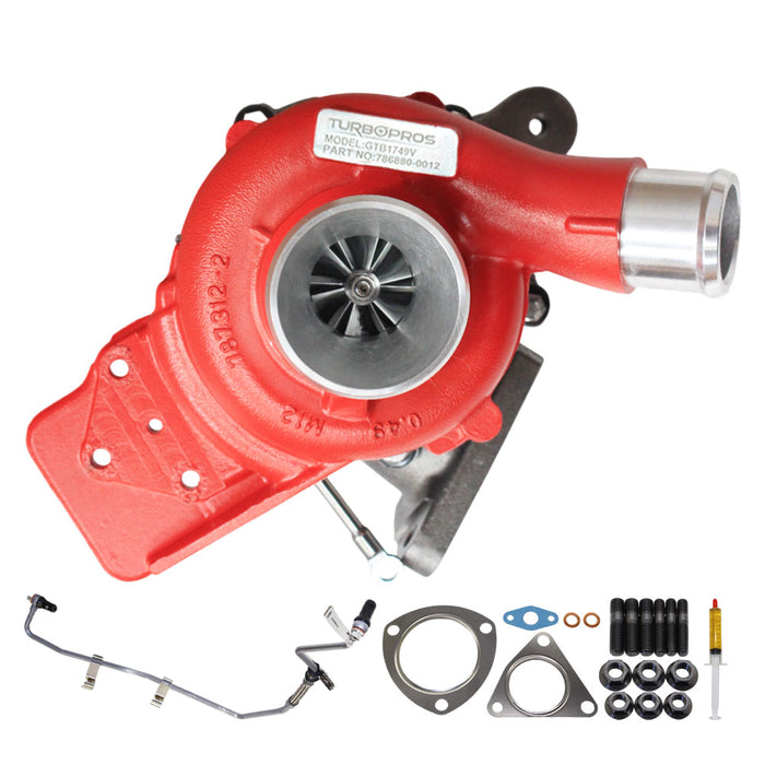 GEN1 High Flow Turbo Charger With Genuine Oil Feed Pipe For Ford Transit/Transit Custom 2.2L FWD 786880-0021