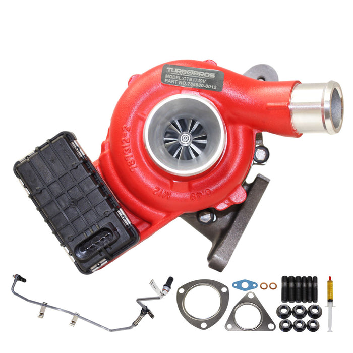 GEN1 High Flow Turbo Charger With Genuine Oil Feed Pipe For Ford Transit/Transit Custom 2.2L FWD 786880-0023