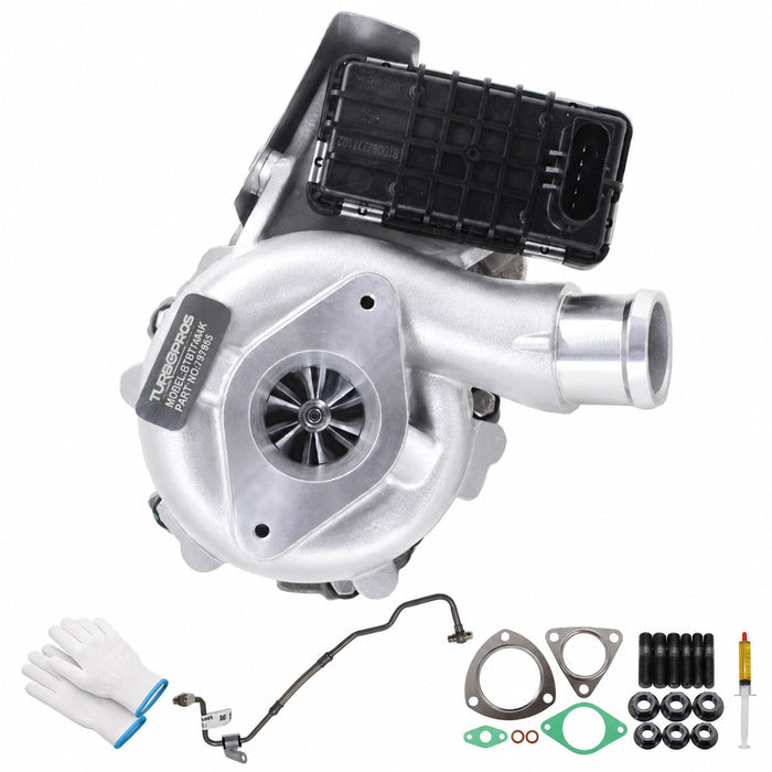 GEN1 High Flow Turbo Charger With Genuine Oil Feed Pipe For Mazda BT-50 2.2L 2011 Onwards