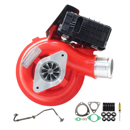GEN1 High Flow Turbo Charger With Genuine Oil Feed Pipe For Mazda BT-50 3.2L 2015 Onwards