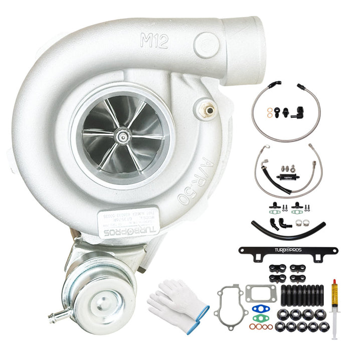 GEN1 High Flow GT3576R Turbo Charger With Oil Feed, Return & Water Line And Bracket Kit For Ford Falcon FG XR6 / G6 / G6E Barra 4.0L 2008-2014