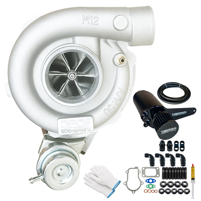 GEN1 High Flow GT3576R Turbo Charger With AN8 Oil Catch Can For Ford Falcon FG X XR6/G6E Barra 4.0L 2014-2016