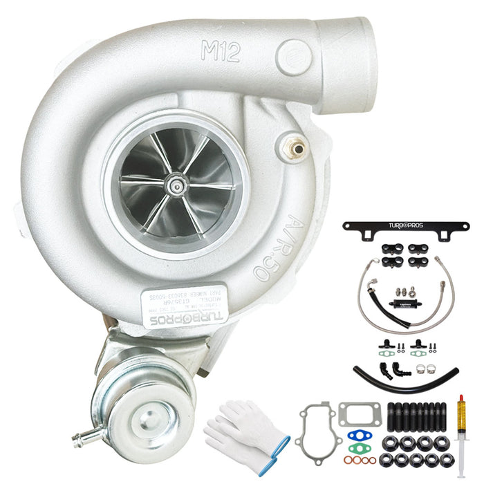 GEN1 High Flow GT3576R Turbo Charger With Oil Feed & Return Line And Bracket Kit For Ford Falcon FG X XR6/G6E Barra 4.0L 2014-2016