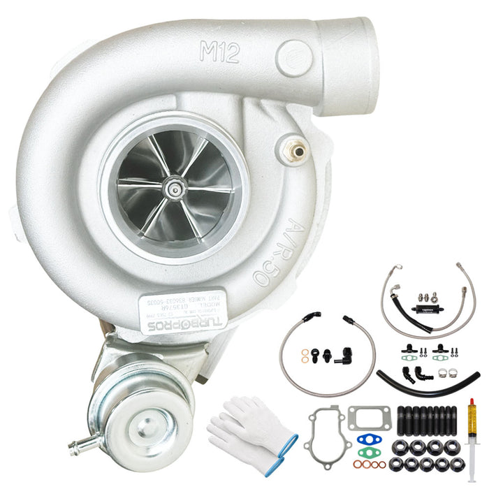 GEN1 High Flow GT3576R Turbo Charger With Oil Feed, Return & Water Line For Ford Falcon FG XR6 / G6 / G6E Barra 4.0L 2008-2014