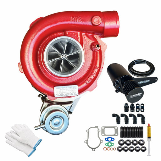 GEN1 High Flow GT3576R Turbo Charger With AN8 Oil Catch Can For Ford Falcon FG XR6 / G6 / G6E Barra 4.0L 2008-2014