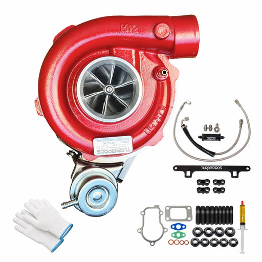 GEN1 High Flow GT3576R Turbo Charger With Oil Feed Line And Bracket Kit For Ford Falcon FG XR6 / G6 / G6E Barra 4.0L 2008-2014