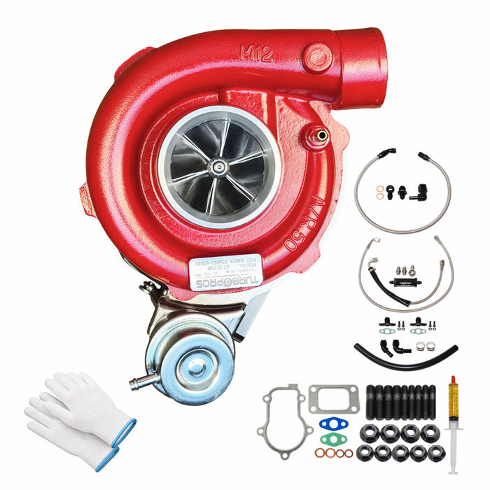 GEN1 High Flow GT3576R Turbo Charger With Oil Feed, Return & Water Line For Ford Falcon FG X XR6/G6E Barra 4.0L 2014-2016