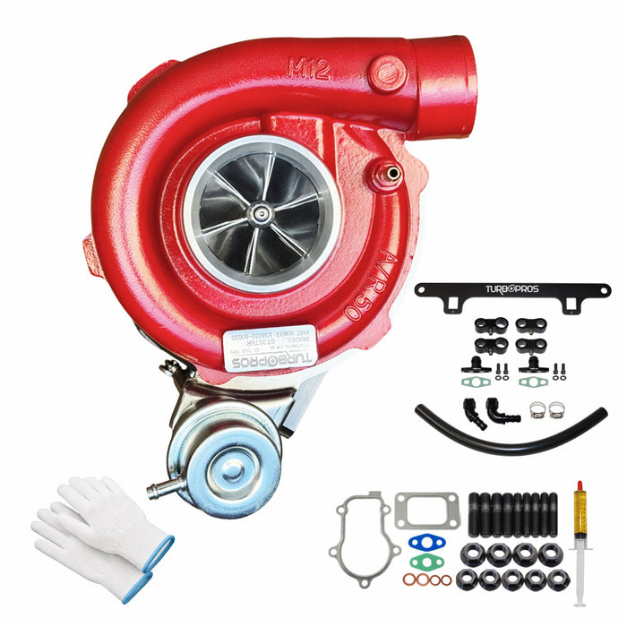 GEN1 High Flow GT3576R Turbo Charger With Oil Return Line And Bracket Kit For Ford Falcon FG X XR6/G6E Barra 4.0L 2014-2016