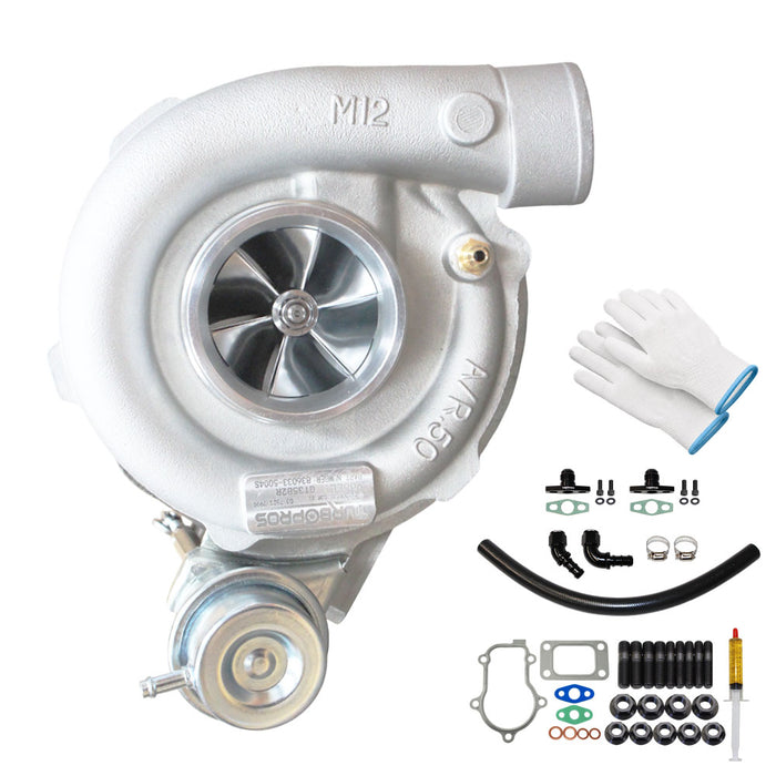 GEN1 High Flow GT3582R Turbo Charger With Oil Return Line For Ford FPV FG F6 Barra 4.0L
