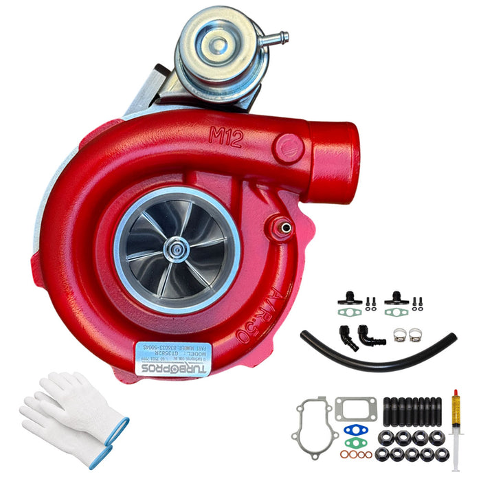 GEN1 High Flow GT3582R Turbo Charger With Oil Return Line Kit For Ford Falcon BA XR6 Barra 4.0L 2002-2005
