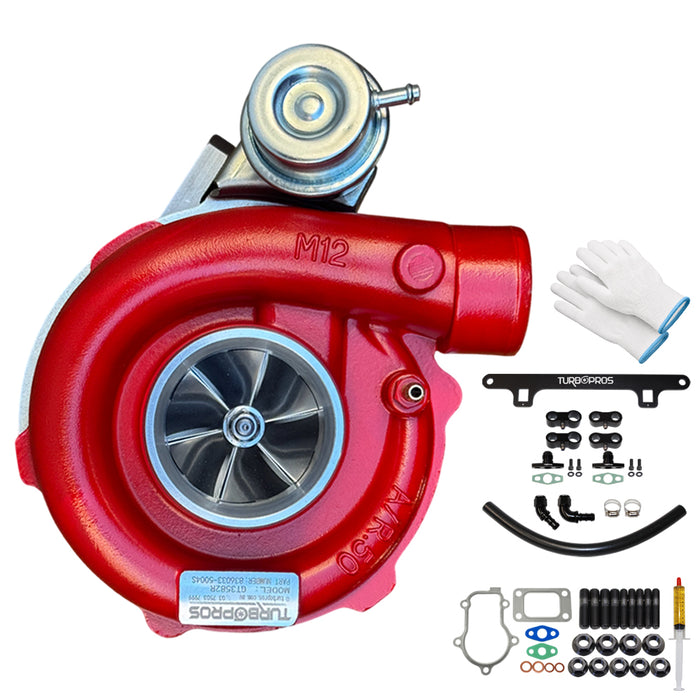 GEN1 High Flow GT3582R Turbo Charger With Oil Return Line And Support Bracket Kit For Ford Falcon BF XR6 Barra 4.0L 2005-2008