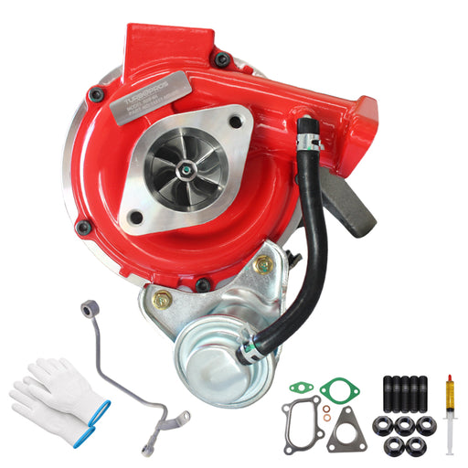 GEN1 High Flow Turbo Charger With Genuine Oil Feed Pipe For Nissan Navara D22 YD25 2.5L