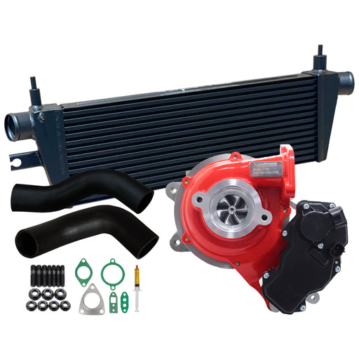 GEN1 High Flow Turbo Charger With 52mm Intercooler & Hoses For Toyota Hilux 1GD-FTV 2.8L 2015-2020