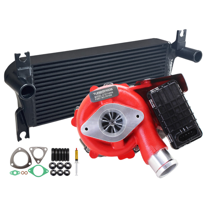 GEN1 High Flow Turbo Charger With 106mm Intercooler For Ford Ranger PX1 2.2L 2011-2015 & Mazda BT50 2.2L 2011 Onwards