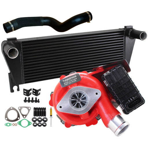 GEN1 High Flow Turbo Charger With 70mm Intercooler & Hose For Ford Transit 2.2L RWD
