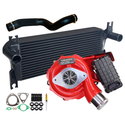 GEN1 High Flow Turbo Charger With 106mm Intercooler & Hoses For Mazda BT-50 & Ford Ranger UP 3.2L 2011-2015