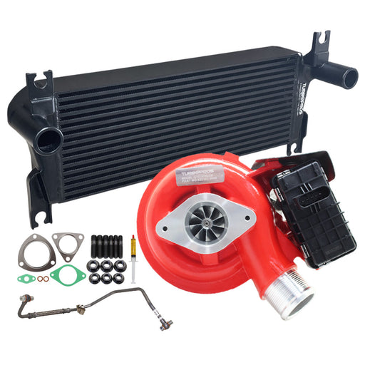 GEN1 High Flow Turbo Charger With 106mm Intercooler And Genuine Oil Feed Pipe For Ford Everest 3.2L 2015 Onwards