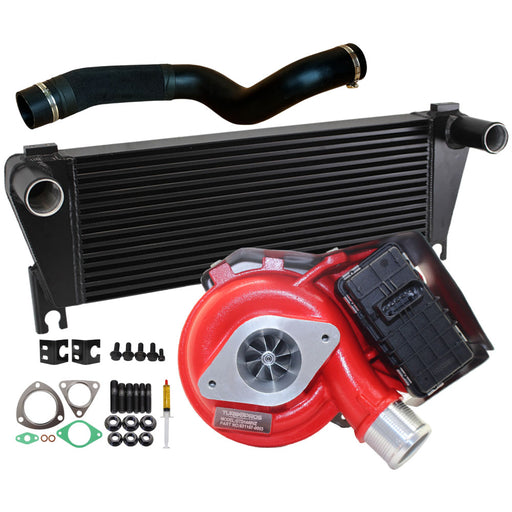 GEN1 High Flow Turbo Charger With 70mm Intercooler & Hose For Ford Everest UA 2.2L 2015 Onwards