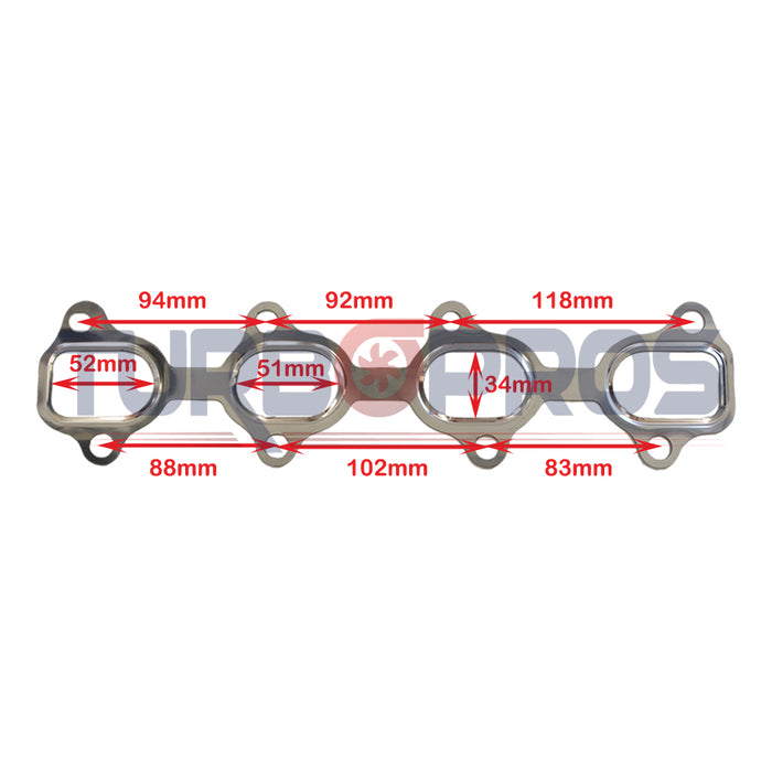 Turbo Charger To Exhaust Manifold Gasket For Renault Master Van M9T 2.3L