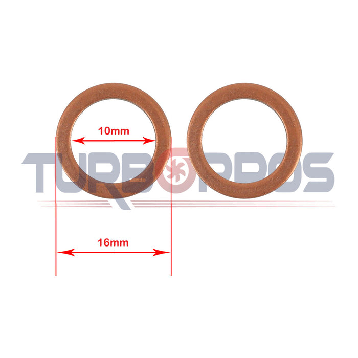 Turbo Charger Oil Feed Gasket For Mitsubishi Delica 4M40T 2.8L