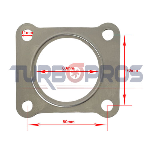 Turbo Charger To Exhaust Manifold Gasket For Toyota LandCruiser 80/100 Series HDJ80/100 1HD-T / 1HD-FT 4.2L