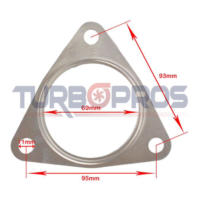 Turbo Charger To Dump Pipe Gasket For Nissan Pulsar 1.6L