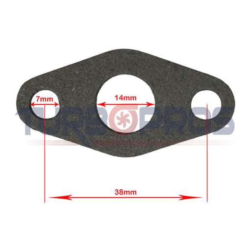 Turbo Charger Oil Return Gasket For Nissan Juke / Pulsar MR16DDT 1.6L