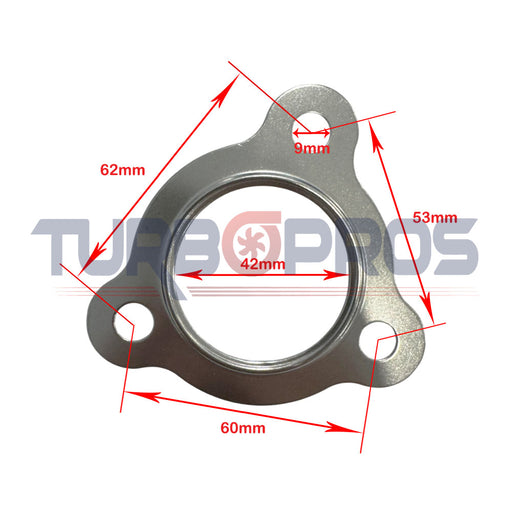 Turbo Charger To Dump Pipe Gasket For Hyundai Santa Fe D4EB 2.2L