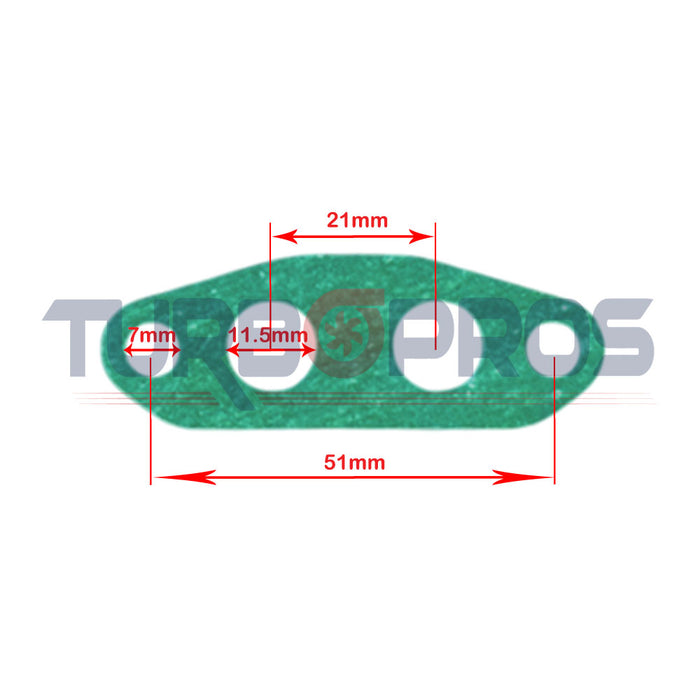 Turbo Charger Coolant Feed & Return Gasket For Toyota Land Cruiser Prado 1KD-FTV 3.0L